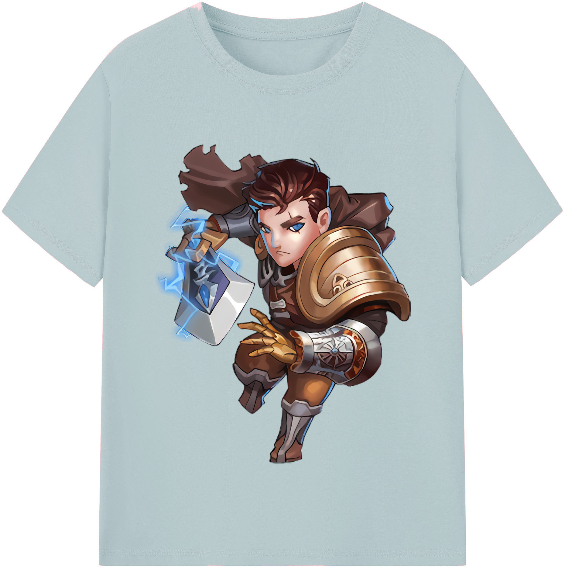 リーグ・オブ・レジェンド League of Legends LOL 綿100％半袖Tシャツ（フロントプリント）